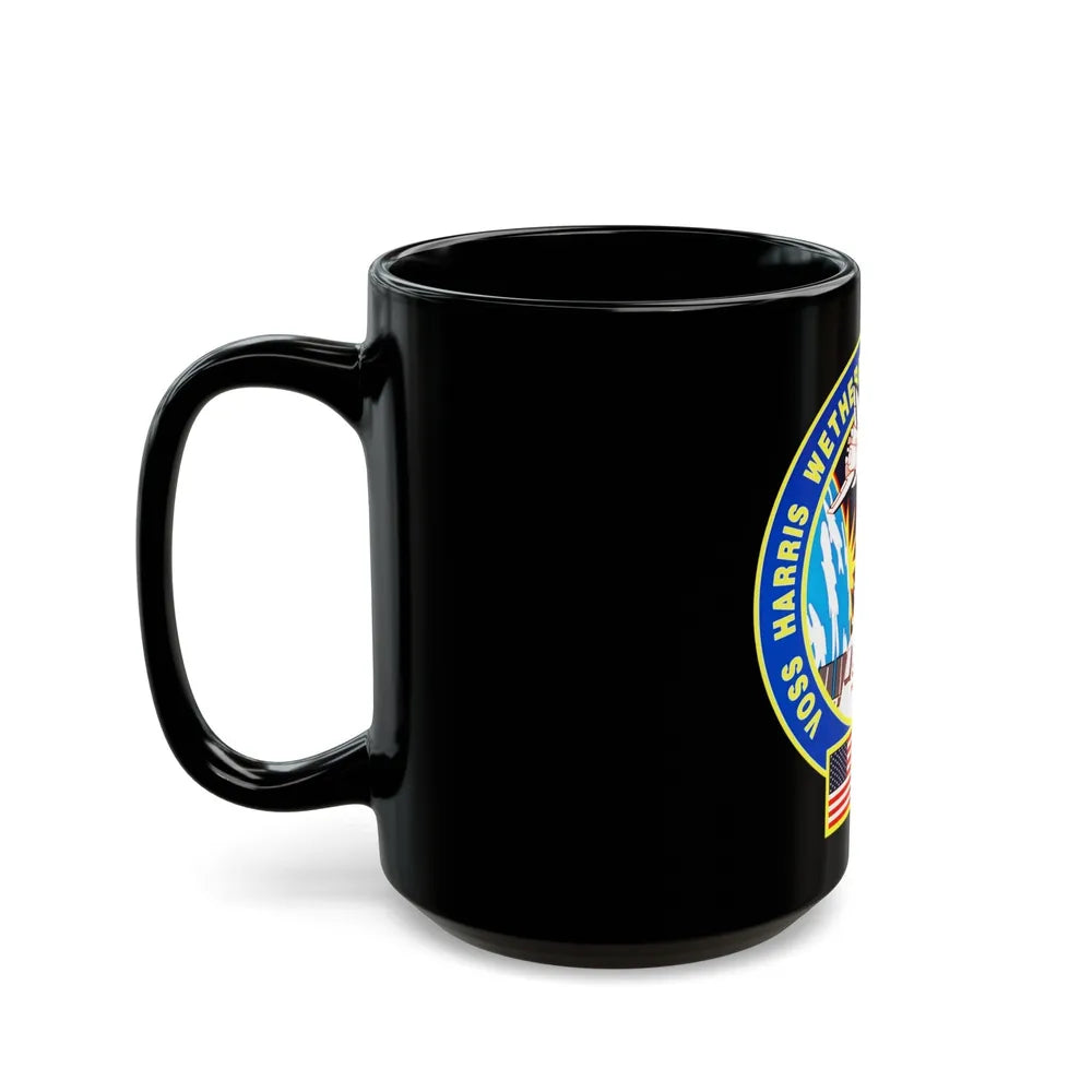 STS 63 (NASA) Black Coffee Mug-Go Mug Yourself