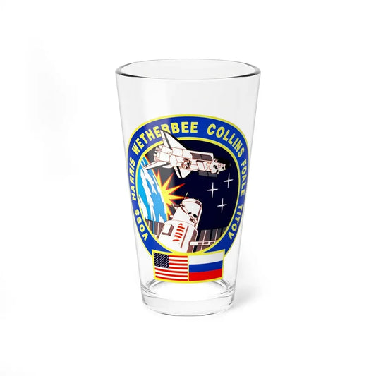 STS 63 (NASA) Pint Glass 16oz 16oz - Go Mug Yourself