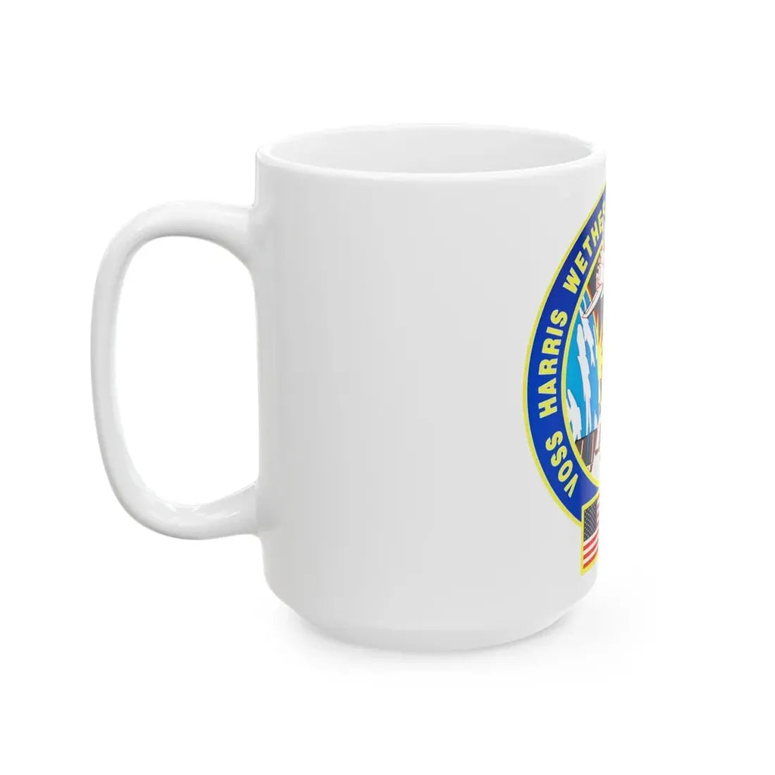 STS 63 (NASA) White Coffee Mug - Go Mug Yourself