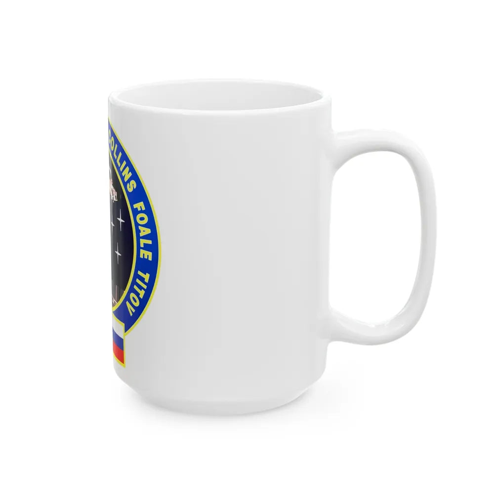 STS 63 (NASA) White Coffee Mug-Go Mug Yourself