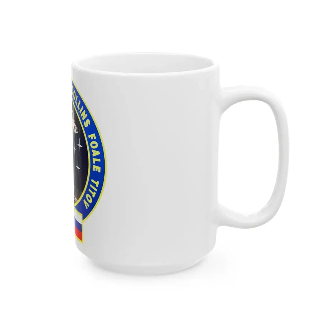 STS 63 (NASA) White Coffee Mug - Go Mug Yourself