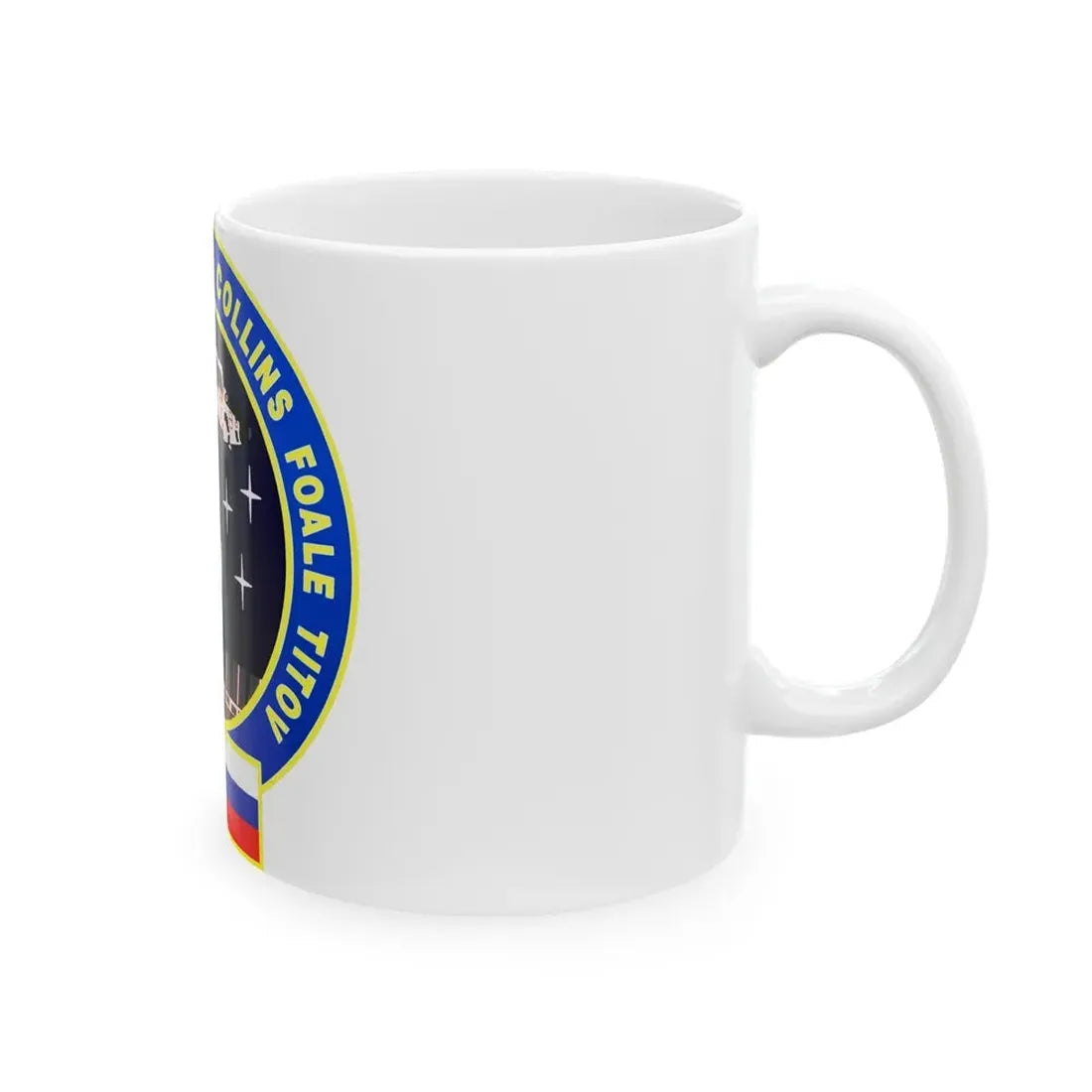 STS 63 (NASA) White Coffee Mug - Go Mug Yourself