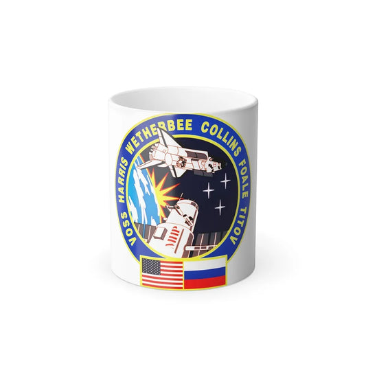 STS 63 Patch NASA - Color Changing Mug 11oz-11oz-Go Mug Yourself