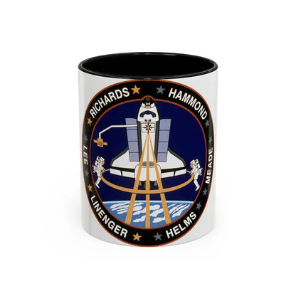 STS 64 (NASA) Accent Coffee Mug 11oz Black - Go Mug Yourself