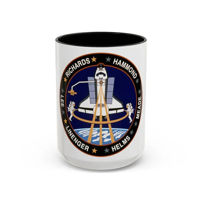 STS 64 (NASA) Accent Coffee Mug 15oz Black - Go Mug Yourself