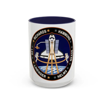 STS 64 (NASA) Accent Coffee Mug 15oz Navy - Go Mug Yourself