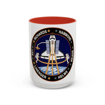 STS 64 (NASA) Accent Coffee Mug 15oz Red - Go Mug Yourself