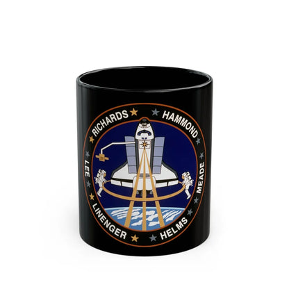 STS 64 (NASA) Black Coffee Mug-11oz-Go Mug Yourself