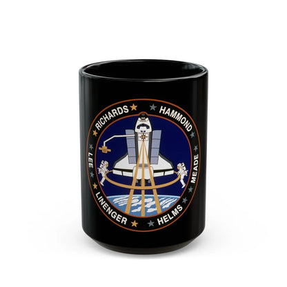 STS 64 (NASA) Black Coffee Mug-15oz-Go Mug Yourself