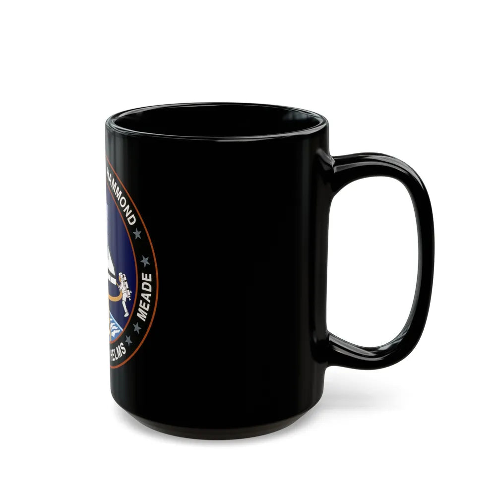 STS 64 (NASA) Black Coffee Mug-Go Mug Yourself