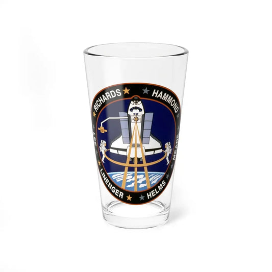 STS 64 (NASA) Pint Glass 16oz 16oz - Go Mug Yourself