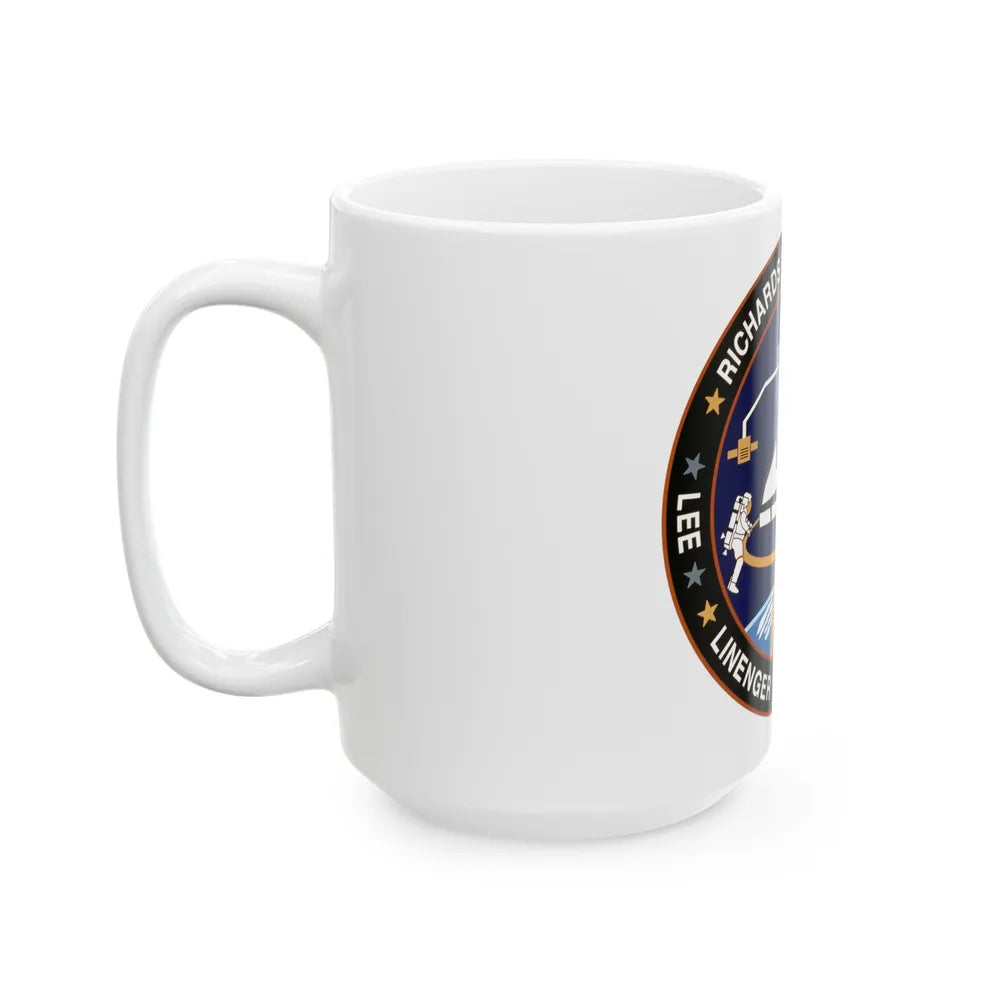 STS 64 (NASA) White Coffee Mug-Go Mug Yourself