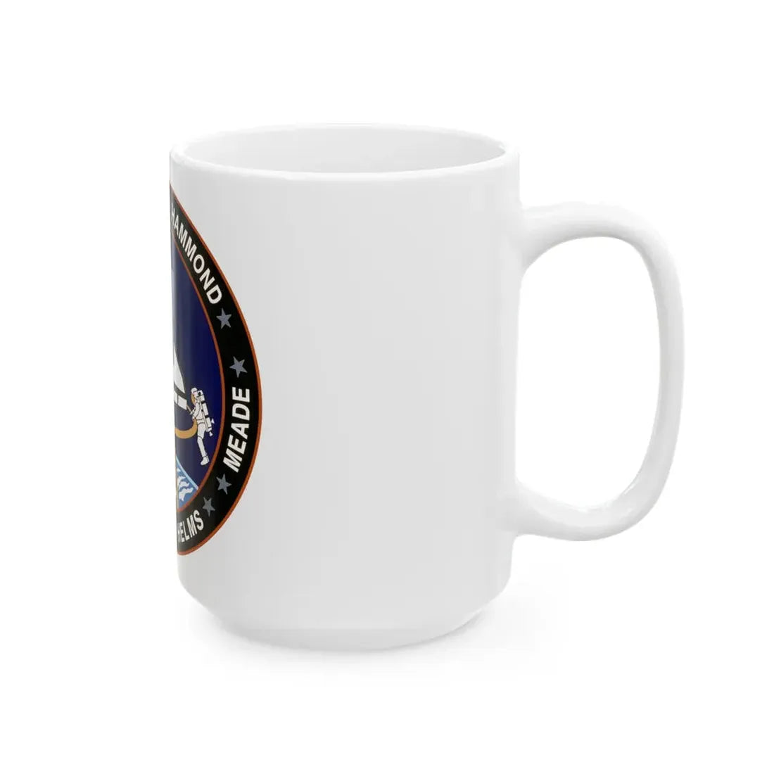 STS 64 (NASA) White Coffee Mug - Go Mug Yourself