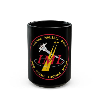STS 65 (NASA) Black Coffee Mug 15oz - Go Mug Yourself