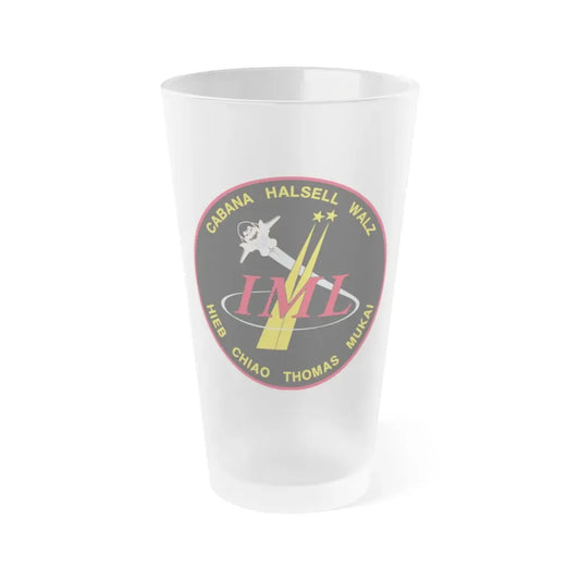 STS 65 (NASA) Frosted Pint Glass 16oz Default Title - Go Mug Yourself