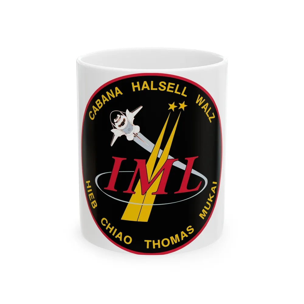 STS 65 (NASA) White Coffee Mug-11oz-Go Mug Yourself