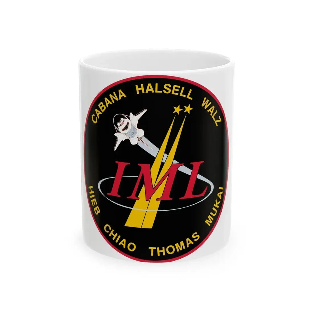 STS 65 (NASA) White Coffee Mug 11oz - Go Mug Yourself