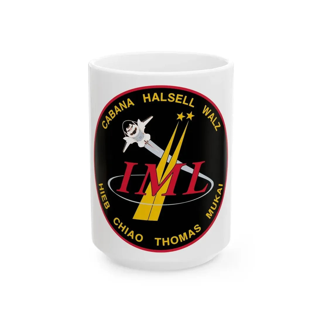 STS 65 (NASA) White Coffee Mug 15oz - Go Mug Yourself