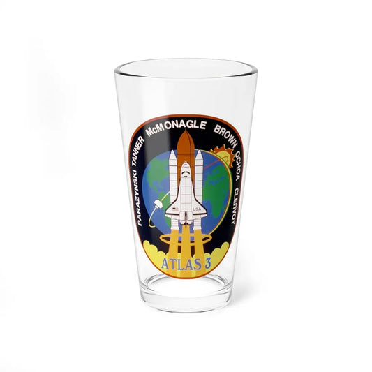 STS 66 (NASA) Pint Glass 16oz 16oz - Go Mug Yourself