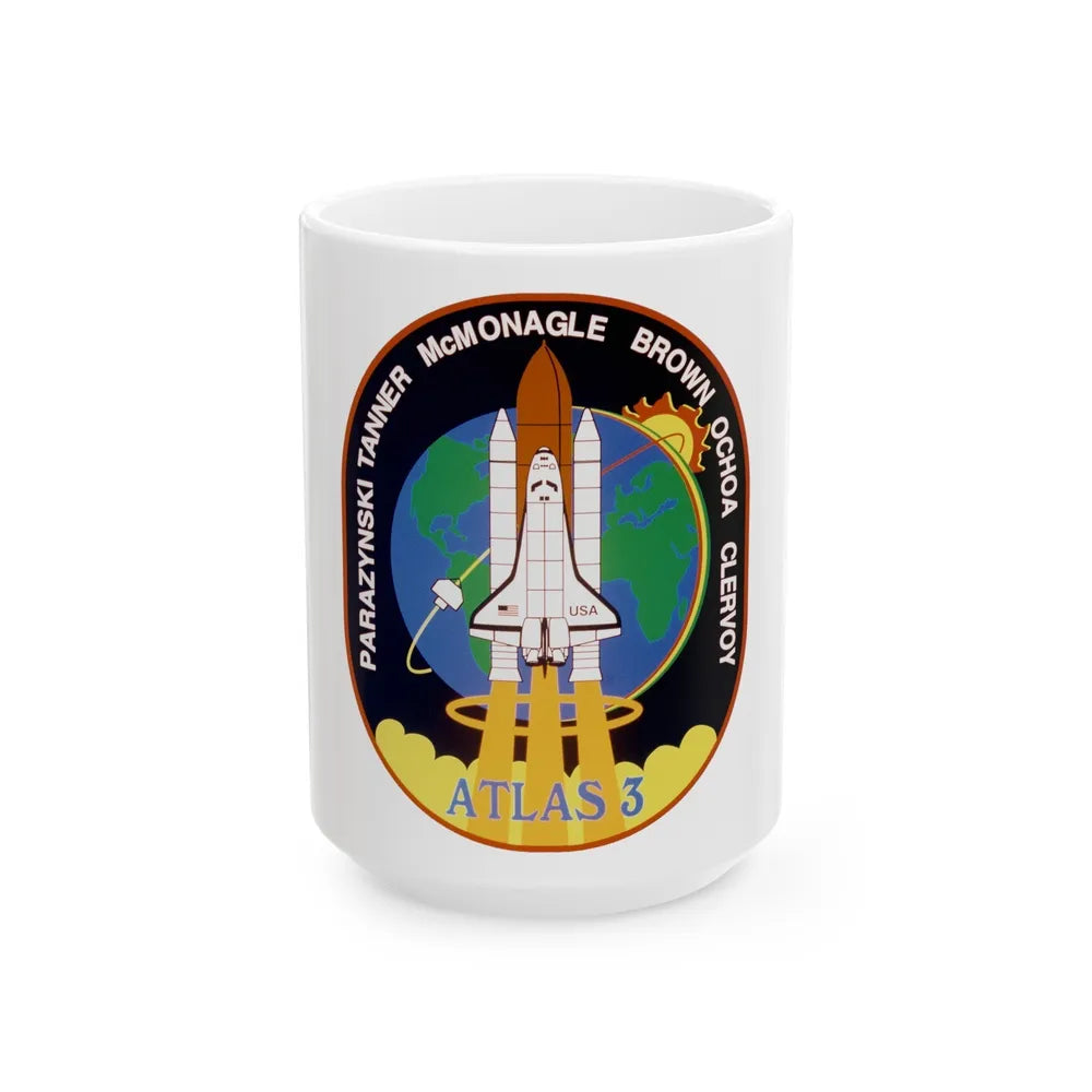 STS 66 (NASA) White Coffee Mug-15oz-Go Mug Yourself