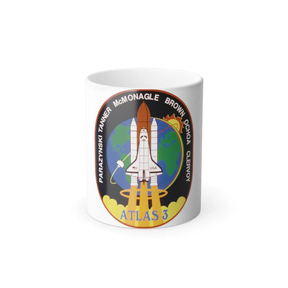 STS 66 Patch NASA - Color Changing Mug 11oz-11oz-Go Mug Yourself