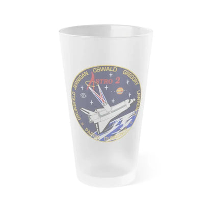 STS 67 (NASA) Frosted Pint Glass 16oz Default Title - Go Mug Yourself