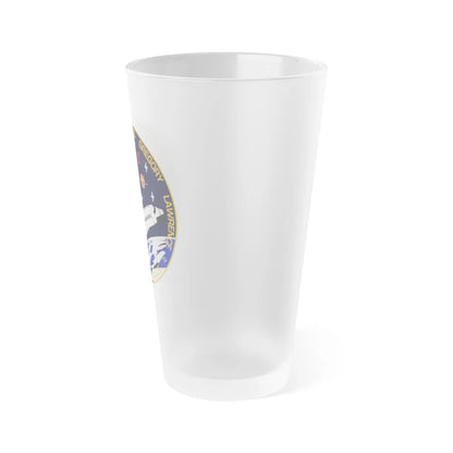 STS 67 (NASA) Frosted Pint Glass 16oz-Go Mug Yourself