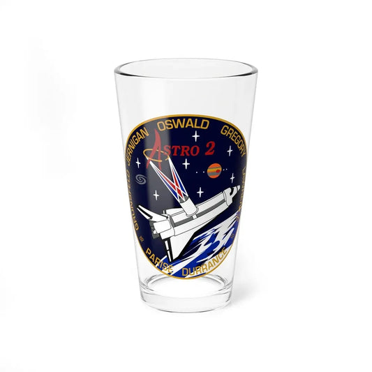 STS 67 (NASA) Pint Glass 16oz 16oz - Go Mug Yourself