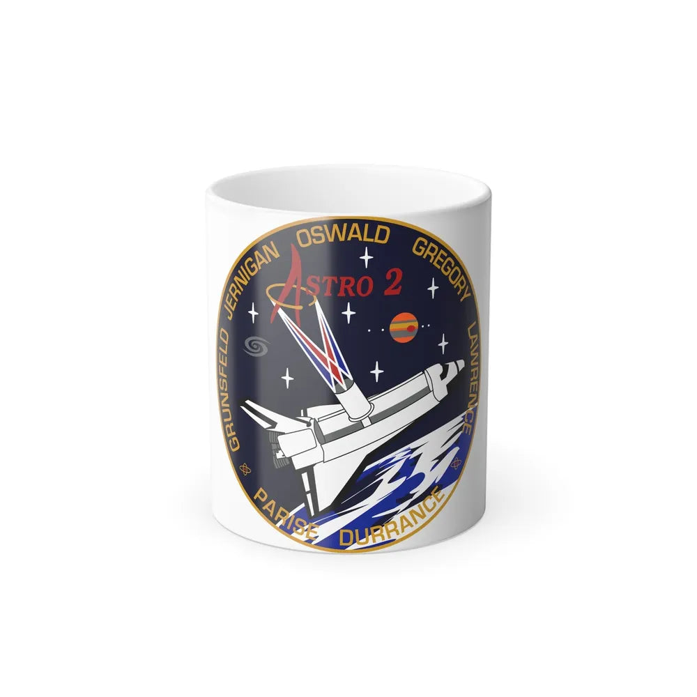 STS 67 Patch NASA - Color Changing Mug 11oz-11oz-Go Mug Yourself