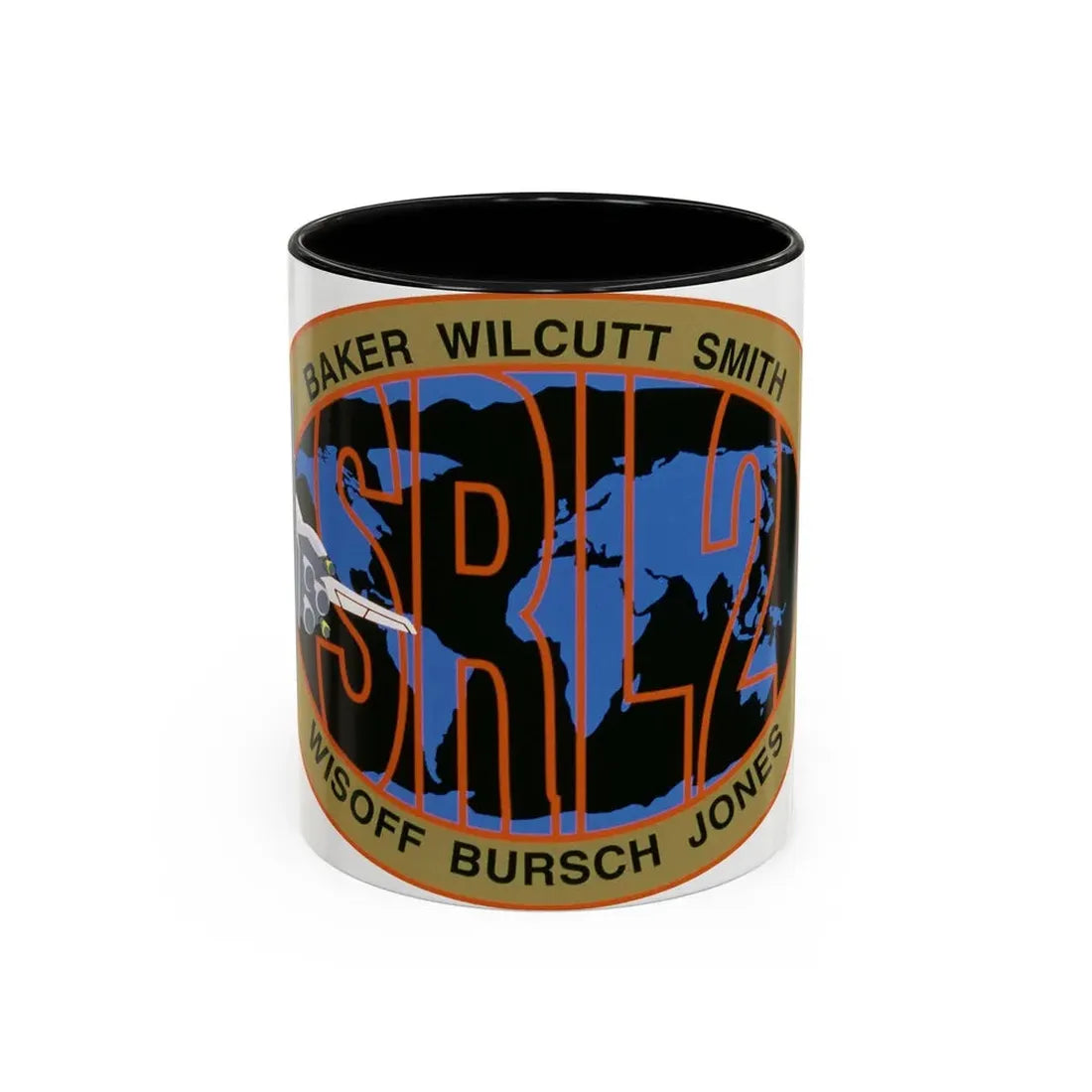 STS 68 (NASA) Accent Coffee Mug 11oz Black - Go Mug Yourself