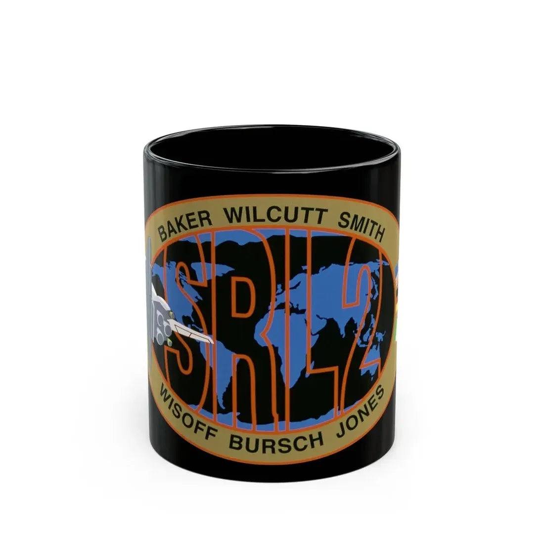 STS 68 (NASA) Black Coffee Mug 11oz - Go Mug Yourself