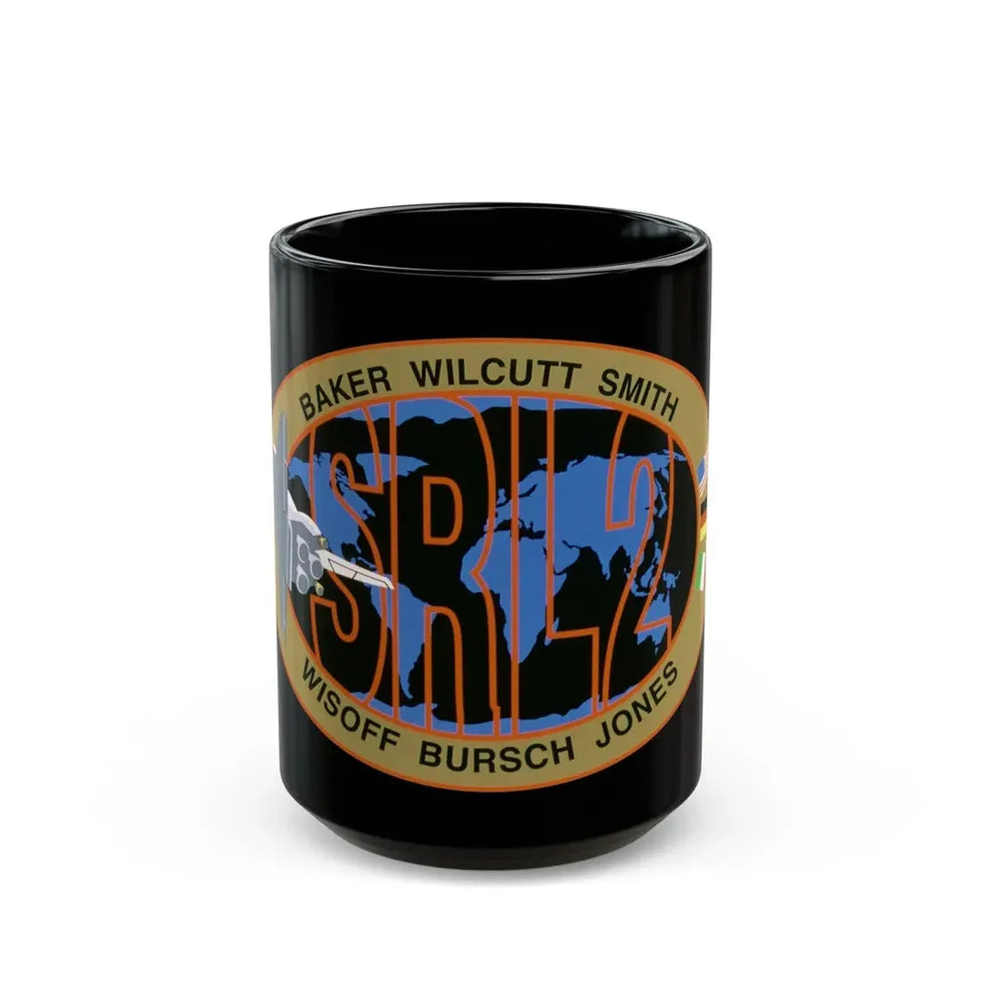STS 68 (NASA) Black Coffee Mug 15oz - Go Mug Yourself