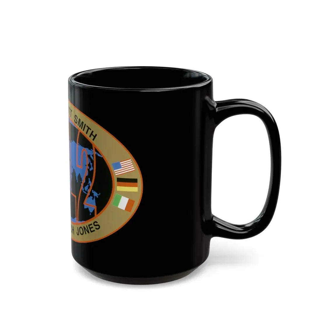 STS 68 (NASA) Black Coffee Mug - Go Mug Yourself