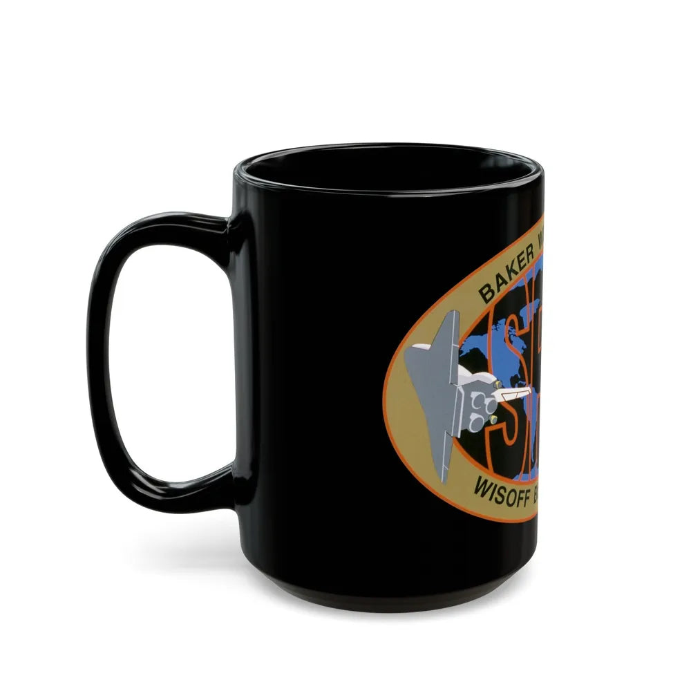 STS 68 (NASA) Black Coffee Mug-Go Mug Yourself