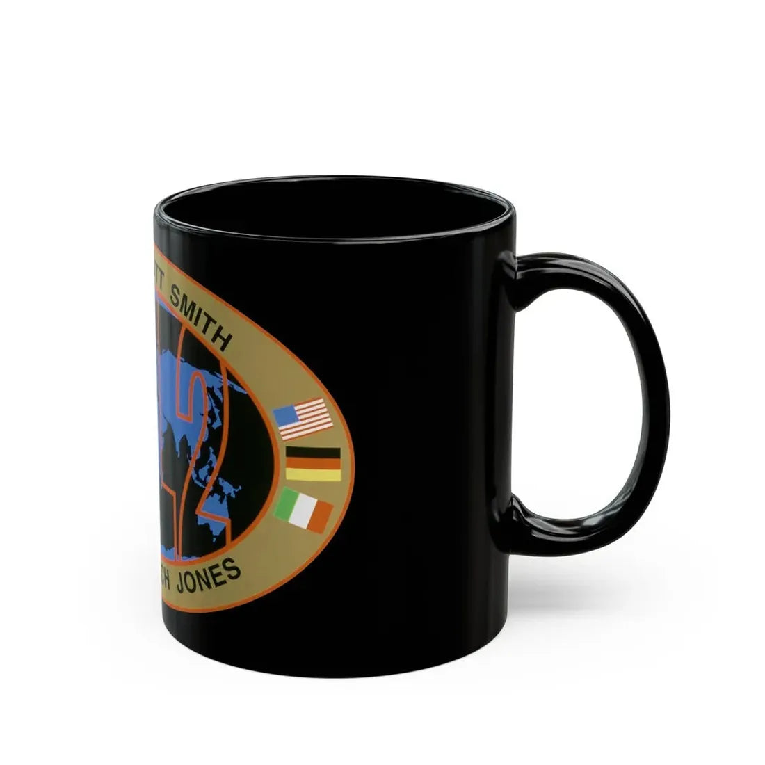 STS 68 (NASA) Black Coffee Mug - Go Mug Yourself