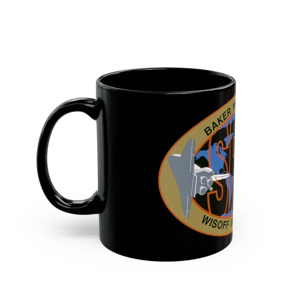 STS 68 (NASA) Black Coffee Mug-Go Mug Yourself