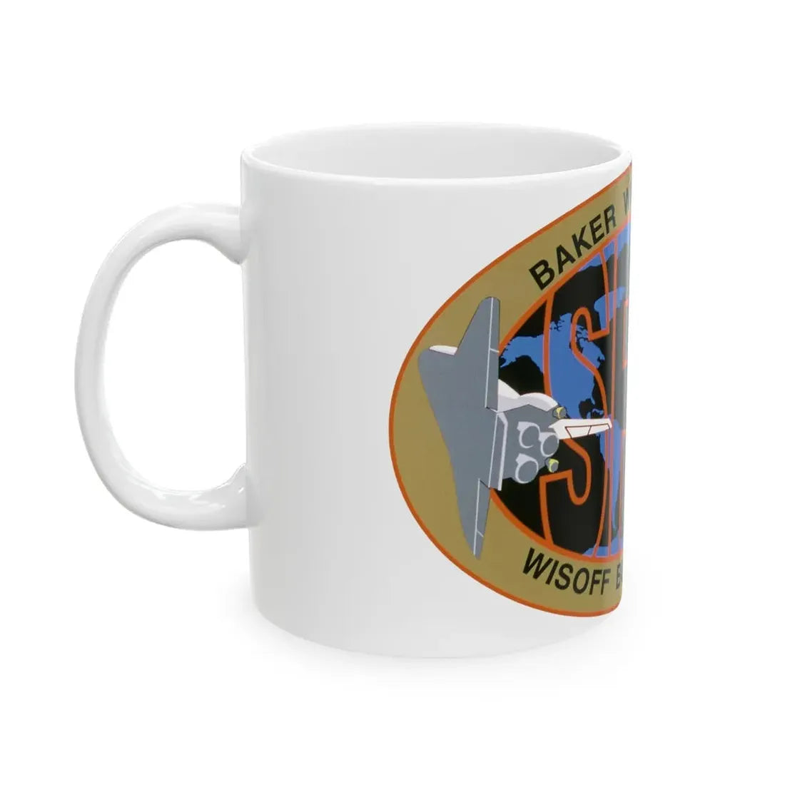 STS 68 (NASA) White Coffee Mug - Go Mug Yourself