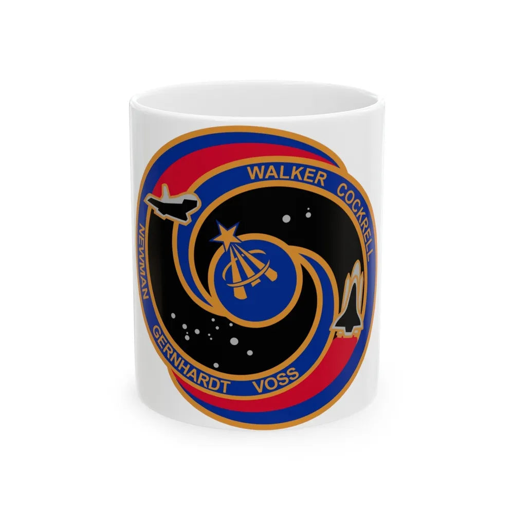 STS 69 (NASA) White Coffee Mug-11oz-Go Mug Yourself