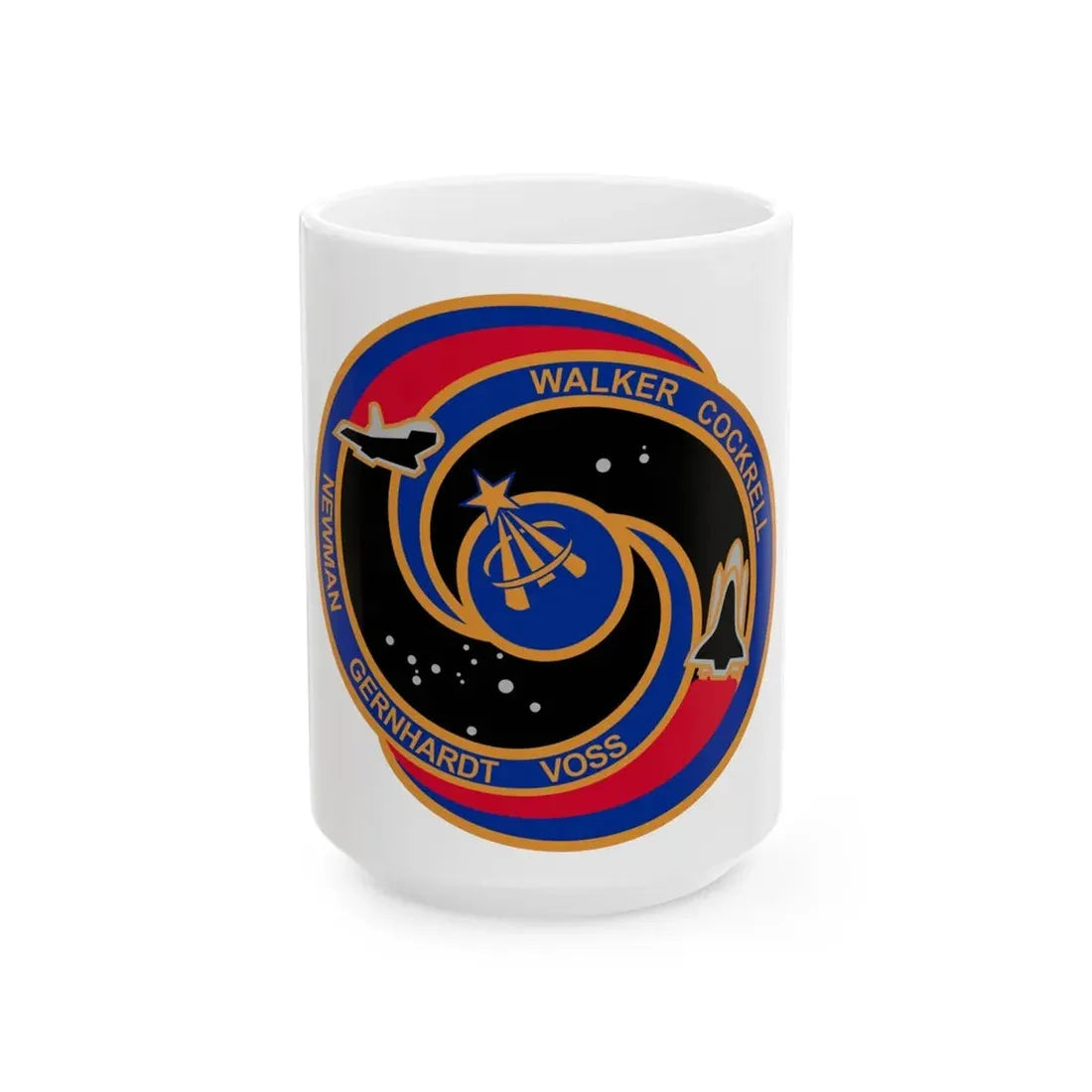 STS 69 (NASA) White Coffee Mug 15oz - Go Mug Yourself