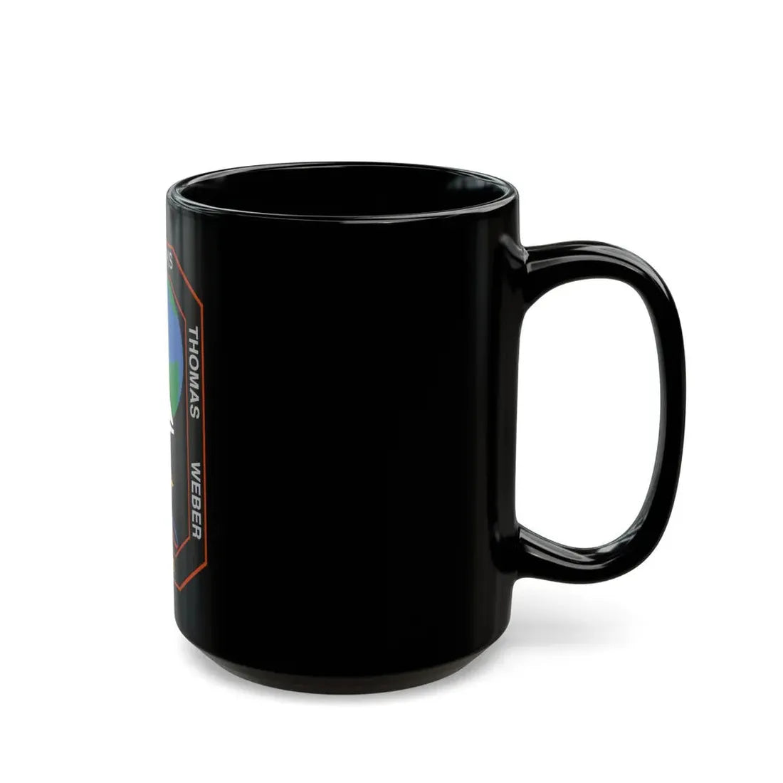 STS 70 (NASA) Black Coffee Mug - Go Mug Yourself
