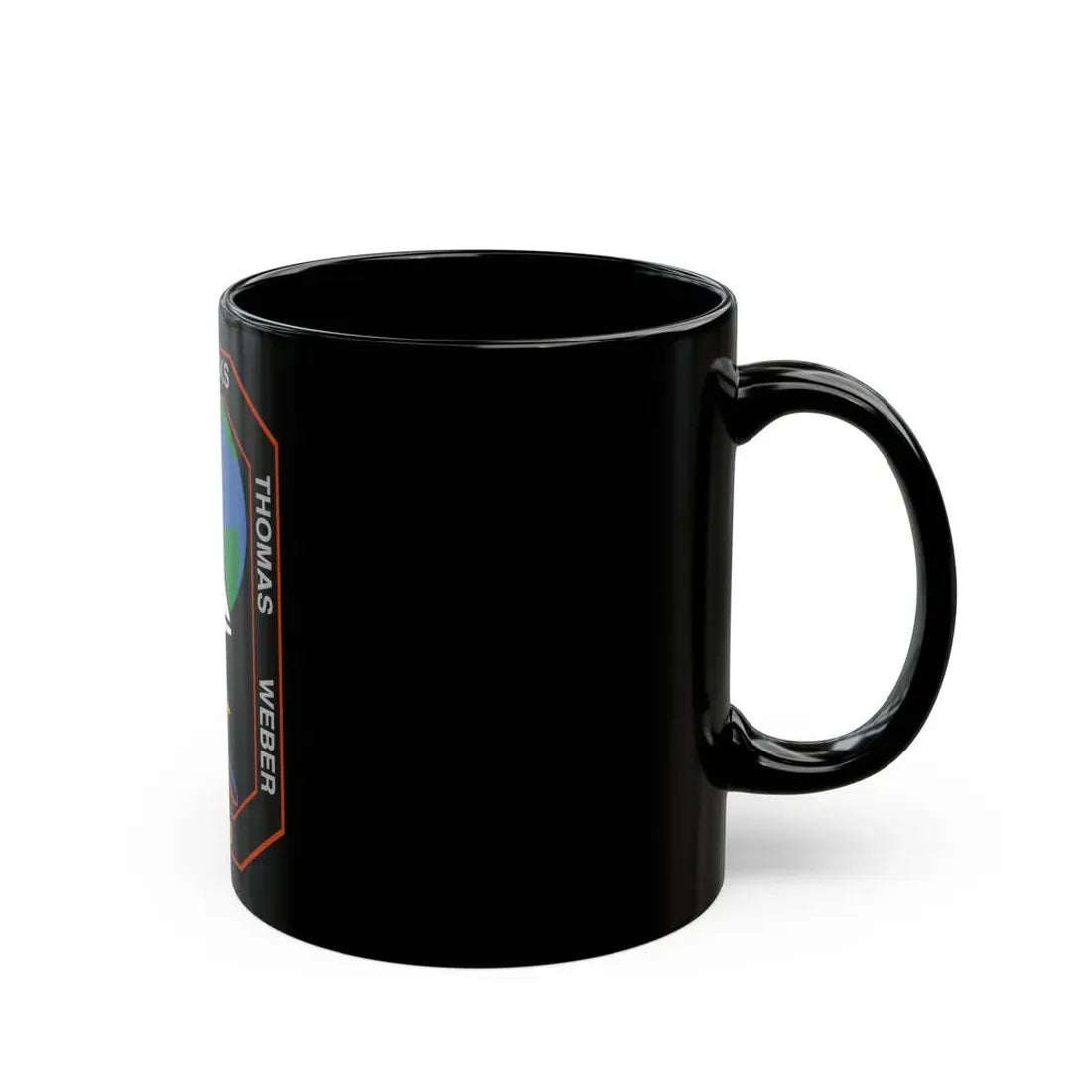 STS 70 (NASA) Black Coffee Mug - Go Mug Yourself