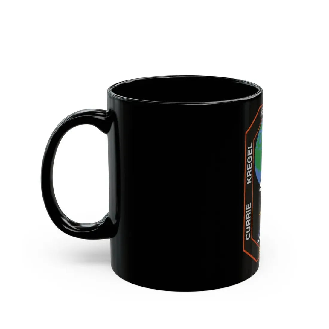 STS 70 (NASA) Black Coffee Mug - Go Mug Yourself