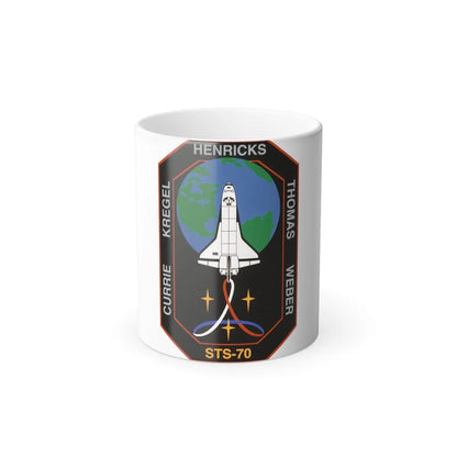 STS 70 Patch NASA - Color Changing Mug 11oz-11oz-Go Mug Yourself