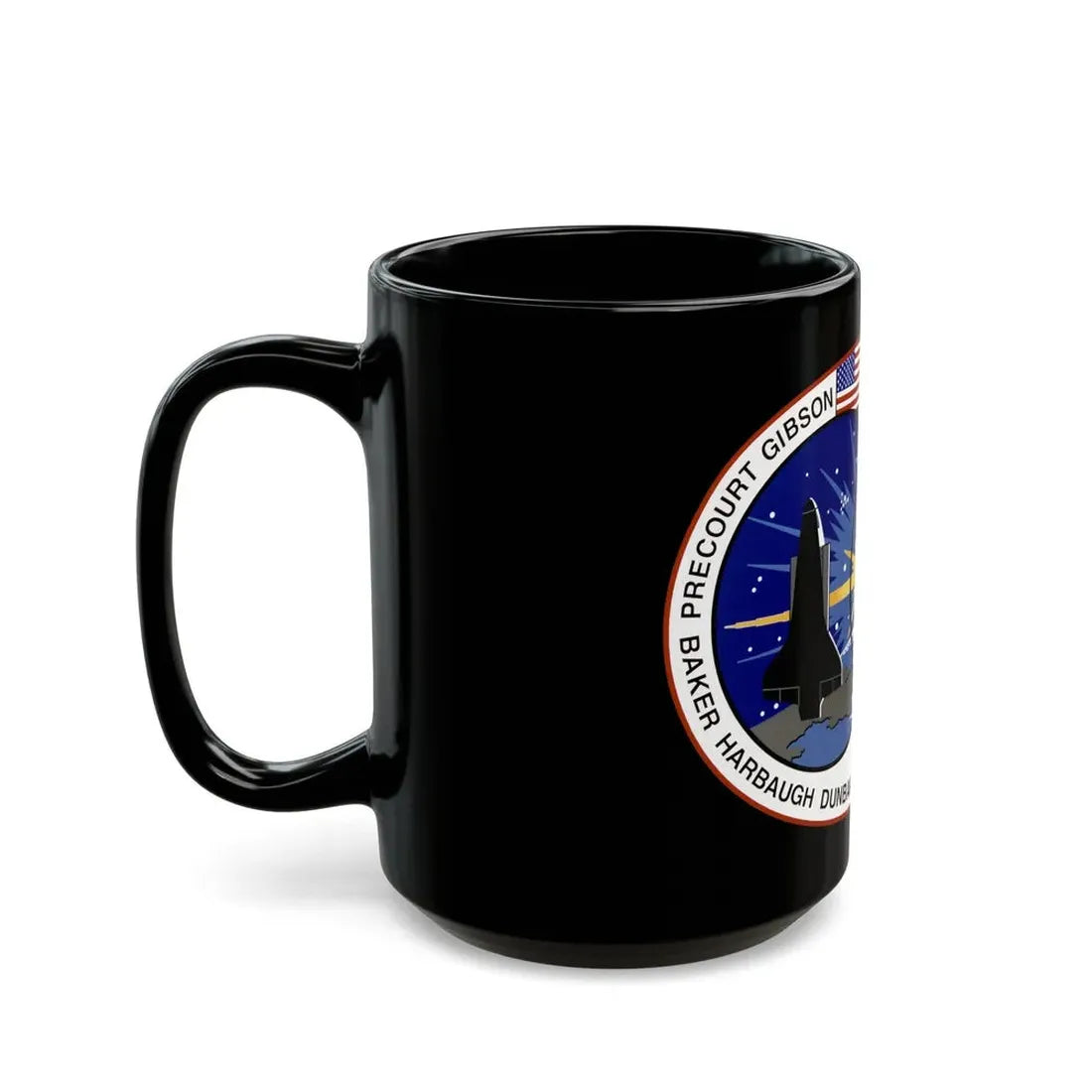 STS 71 (NASA) Black Coffee Mug - Go Mug Yourself