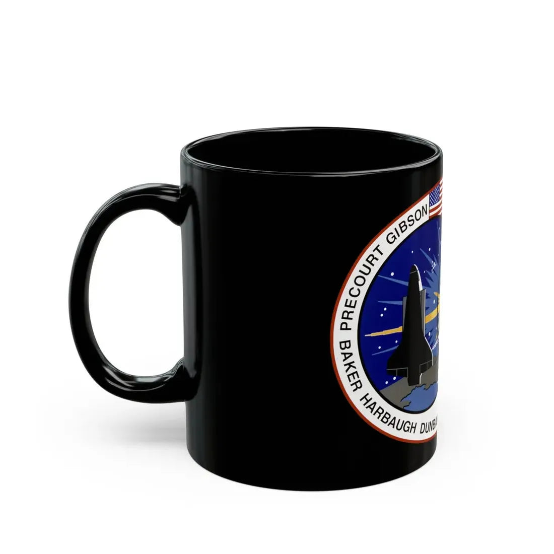 STS 71 (NASA) Black Coffee Mug - Go Mug Yourself