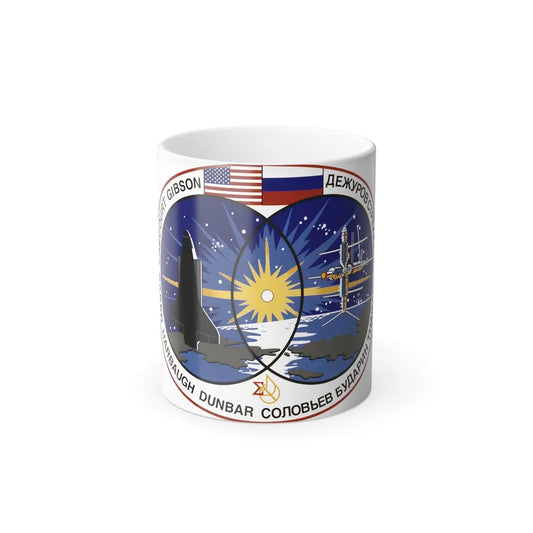 STS 71 Patch NASA - Color Changing Mug 11oz-11oz-Go Mug Yourself