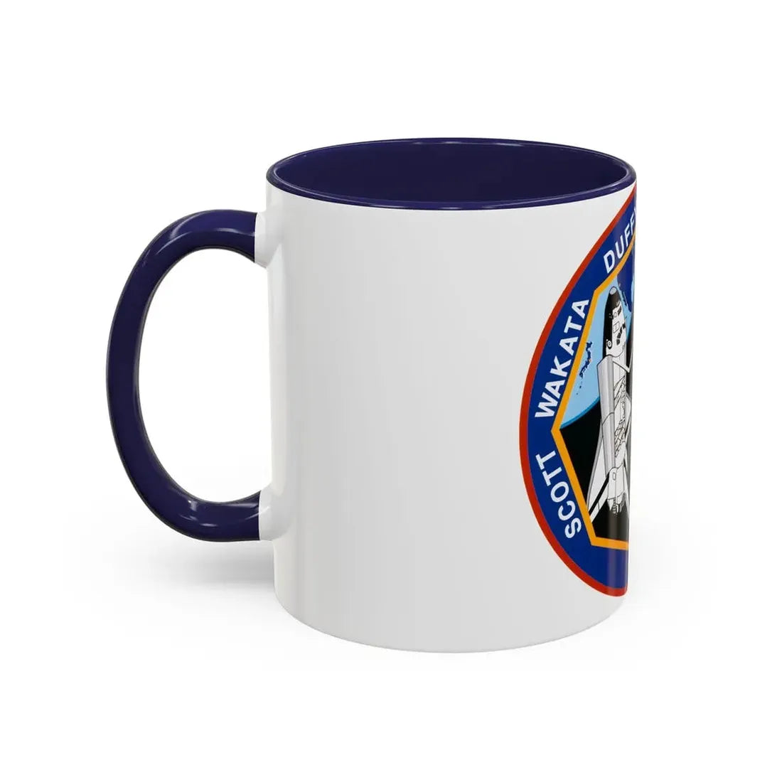 STS 72 (NASA) Accent Coffee Mug - Go Mug Yourself