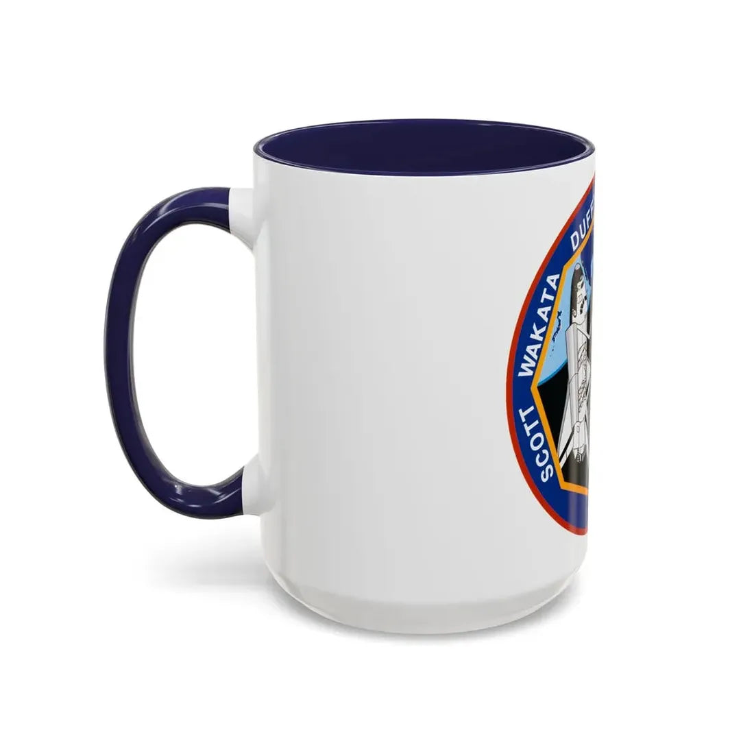 STS 72 (NASA) Accent Coffee Mug - Go Mug Yourself