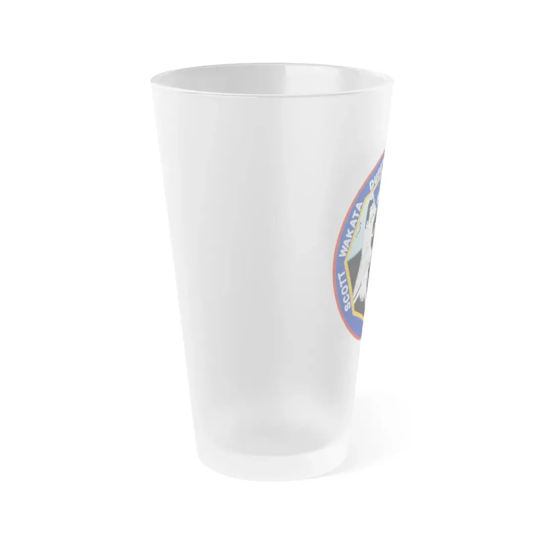 STS 72 (NASA) Frosted Pint Glass 16oz - Go Mug Yourself
