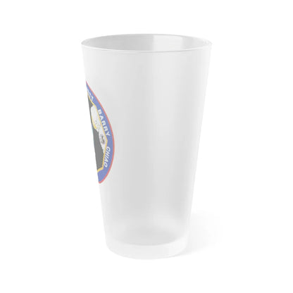 STS 72 (NASA) Frosted Pint Glass 16oz-Go Mug Yourself